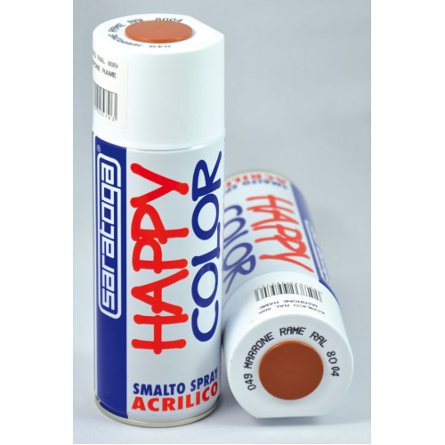 Happy Color - akrylová farba -medenohnedá  RAL 8004  400 ml