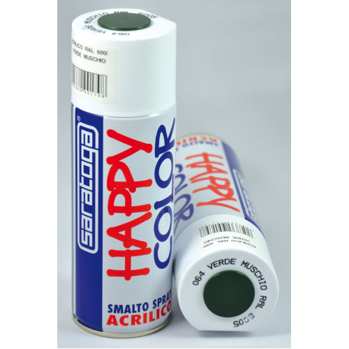 Happy Color - akrylová farba -machová zeleň RAL 6005 400 ml